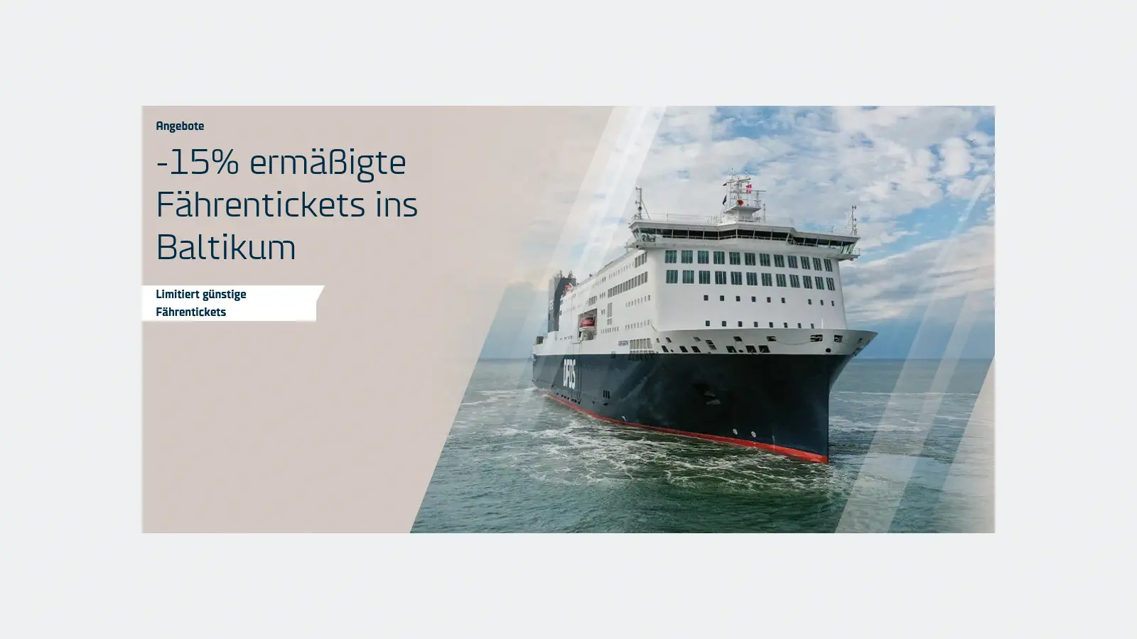 DFDS Baltic-rabat - 15% rabat til færgebilletter til Litauen