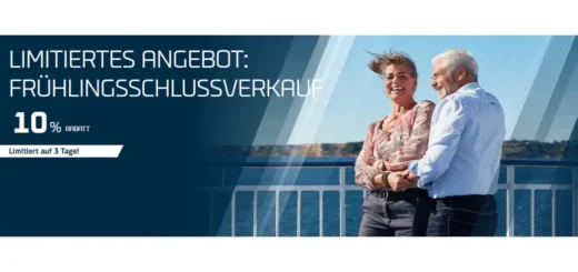 DFDS' forårsudsalg med 10% rabat