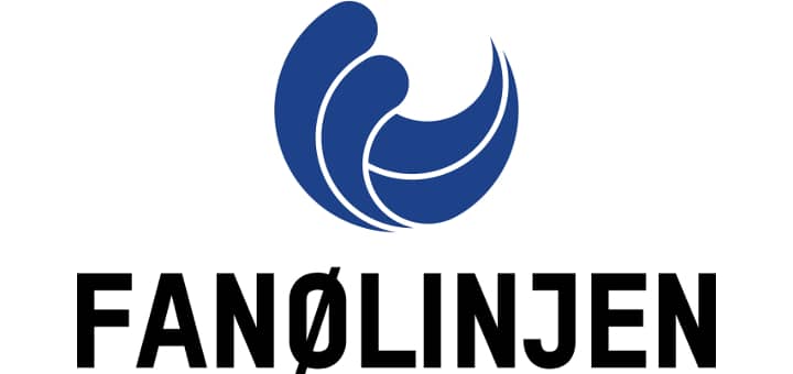 Fanølinjen rederiets logo