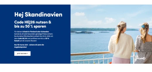 Finnlines Hej 2026 tilbud på tidlig booking - op til 55% rabat
