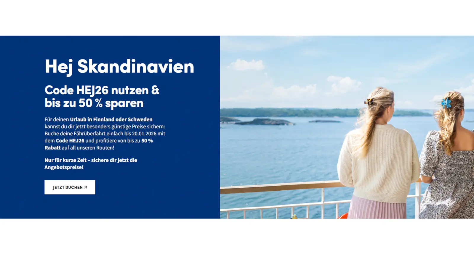 Finnlines Hej 2026 tilbud på tidlig booking - op til 55% rabat