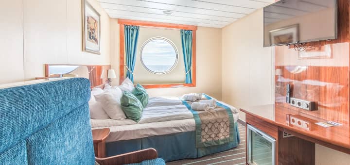 Fjord Line Udsigt til en DeLuxe-kabine