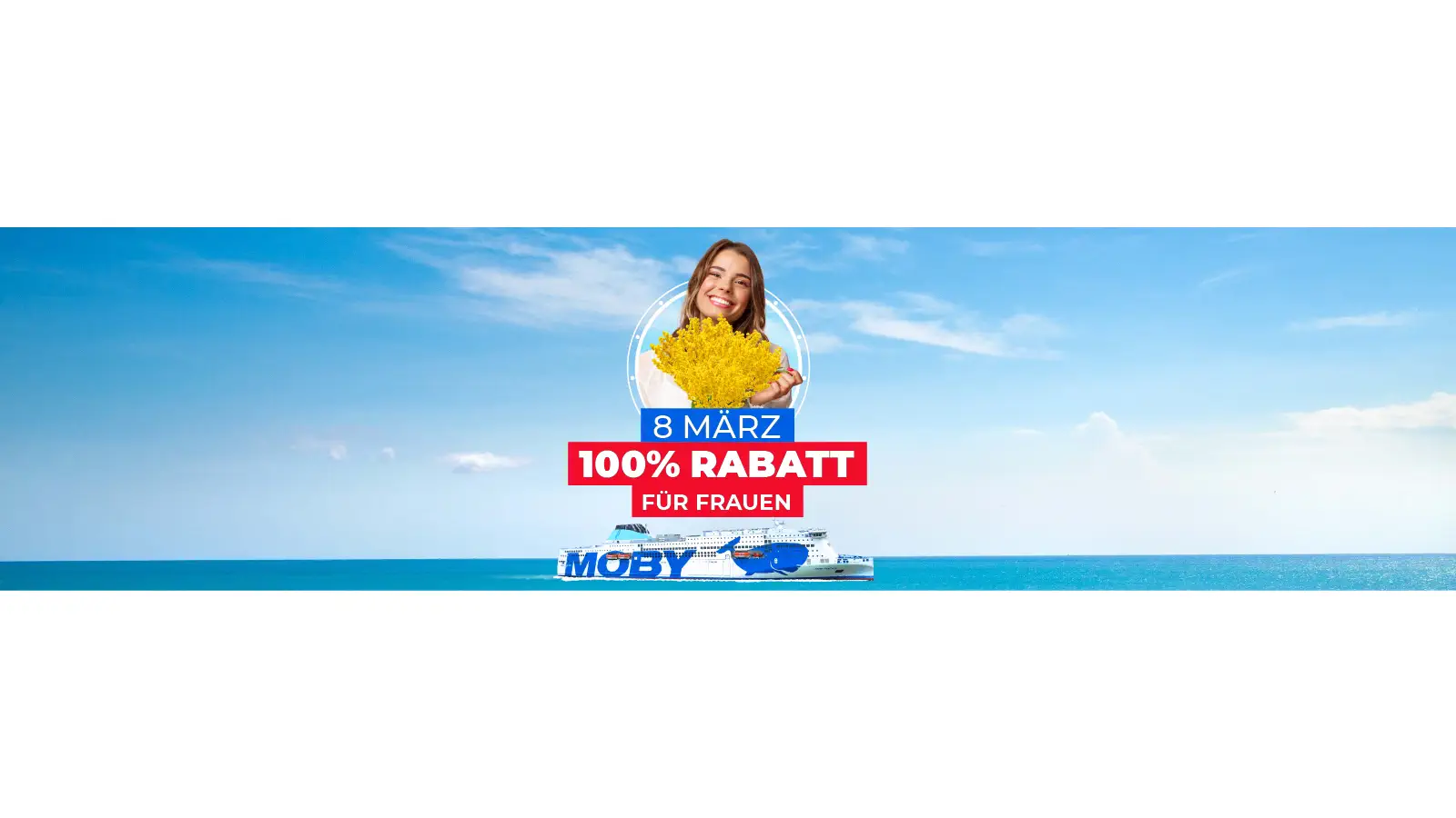 Moby Lines-rabat til kvindernes kampdag