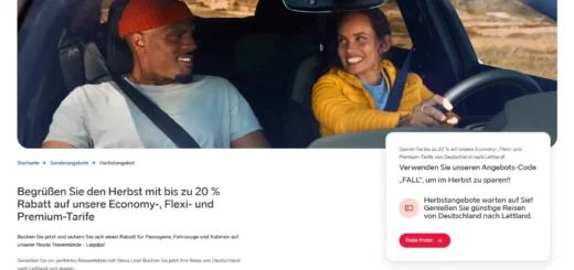 Stena Line Efterårstilbud med 20% rabat til Letland
