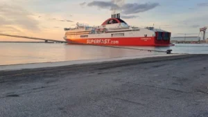 Superfast Ferries Færgen Superfast 3 fra Superfast Ferries sejler til de græske indenrigsruter.