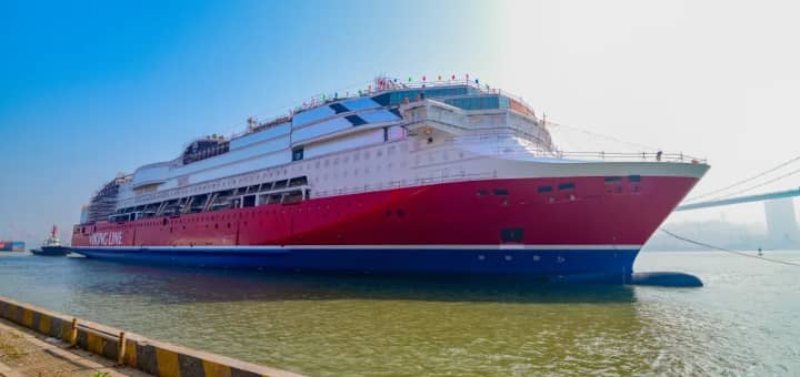 Færge Viking Line Viking Glory fra på vej fra Stockholm til Turku.