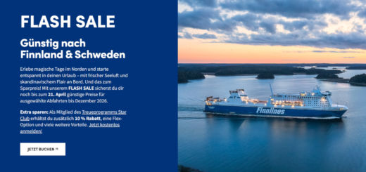 Finnlines Flash Sale 2026 med rabat på færgebilletter til Finland og Sverige.